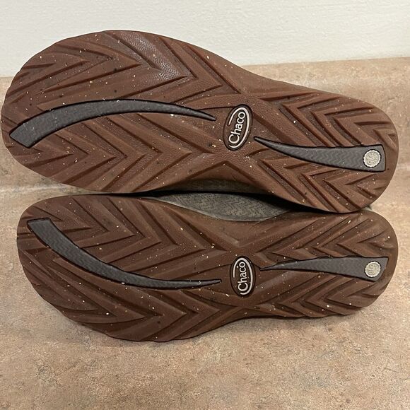 Chaco Barbary Boot Nickel Gray Olive Leather Wool Booties Women's 6 Chukka - Picture 11 of 11